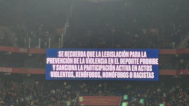 La Federación rechaza los cánticos racistas y xenófobos de Cornellá
