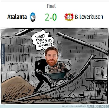 Lookman y Xabi Alonso, protagonistas de los memes de la final de la Europa League