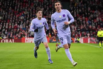 Ferrán Torres empató el partido para el Barcelona. 1-1.