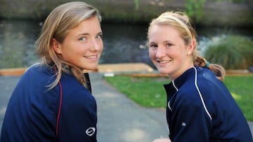 Futbolistas profesionales estadounidenses. Anmbas militan en la NWSL, una con el Washington Spirit y otra con el North Carolina Courage.