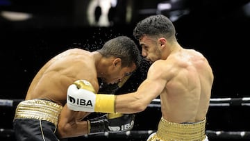 Javier Ibáñez y José Quiles en la IBA Champions Night de Madrid.