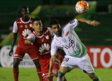 Santa Fe ganó el primer partido de la serie ante Oriente Petrolero. El 11 de febrero jugará la vuelta en Bogotá.