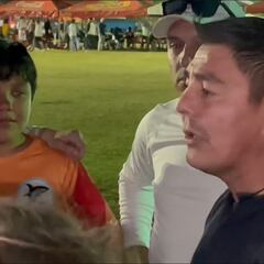 ¡Imperdible! La arenga del ‘Travieso’ Arce al equipo de futbol de su hijo