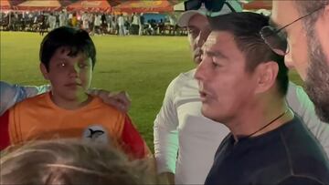 ¡Imperdible! La arenga del ‘Travieso’ Arce al equipo de futbol de su hijo