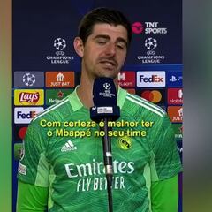 Esto ya no es ni una indirecta: el mensaje directo de Courtois a Mbappé sobre el Madrid