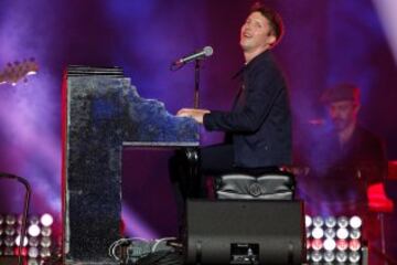 El cantante James Blunt, exmilitar del ejército británico.