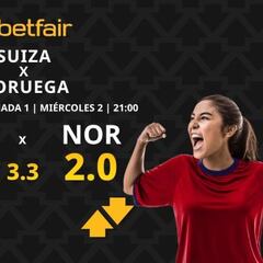Suiza vs. Noruega: horario, dónde ver, pronósticos y clasificación