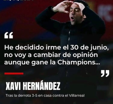 “Se queda”: Los mejores memes de la marcha atrás de Xavi