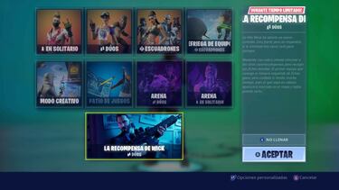 Fortnite 14 días de verano día 4: ballesta y La recompensa de Wick