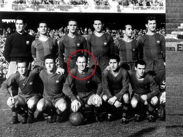 Como jugador militó en el Barcelona entre 1939 y 1940 y entre 1942 y 1955. Después dirigió al club blaugrana los años 1963-1964.