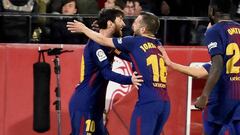 Las mejores imágenes del Sevilla-Barcelona