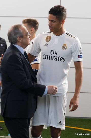 Florentino Pérez & Varane