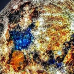 Astrofotógrafo revela los colores de la luna en una imagen