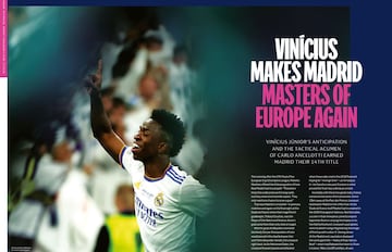 La UEFA destaca en su informe técnico de la pasada Champions el papel tan protagonista de Vinicius Junior.