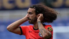 Marc Cucurella, jugador del Brighton, durante un amistoso de pretemporada.