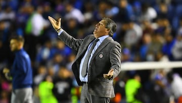  Miguel Herrera head coach of Tijuana during the 4th round match between Cruz Azul and Tijuana as part of the Torneo Clausura 2024 Liga MX at Ciudad de Los Deportes Stadium on January 30, 2024 in Mexico City,Mexico.