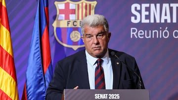 La Asamblea general del Barça, en directo: Laporta toma la palabra