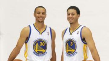 Los hermanos Curry (Stephen y Seth).