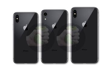 Renders de los tres modelos iPhone que veremos este a&ntilde;o