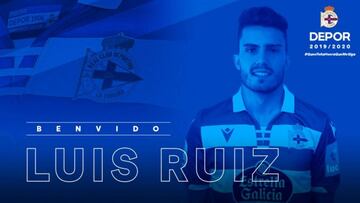 Oficial: Luis Ruiz refuerza la defensa del Deportivo