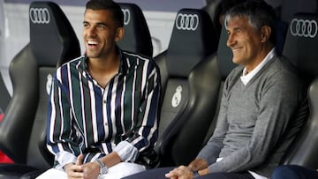 Ceballos no pudo jugar en el Bernabéu ante el Betis en la última jornada de la Liga 2018-19 al sufrir una sobrecarga.