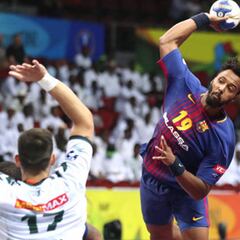 Gonzalo Pérez convierte al
Barça en campeón mundial