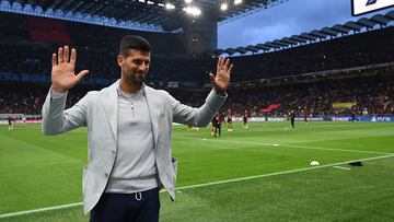 Djokovic contribuye a un récord histórico en el Milan-Inter
