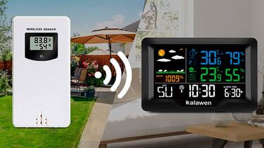 Encontramos una estación meteorológica con 10 funciones y 12 horas de predicción