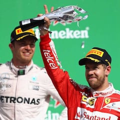 Vettel pierde el podio, Daniel Ricciardo es tercero en México