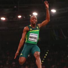 Manyonga, subcampeón olímpico de salto, suspendido por dopaje