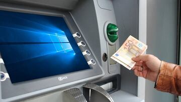 ?Es seguro que los cajeros autom¨¢ticos funcionen con Windows 10?