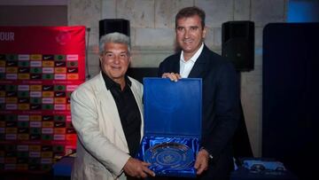 Joan Laporta y Ferran Soriano