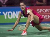 Carolina Marín ya está en
cuartos de final en Dinamarca