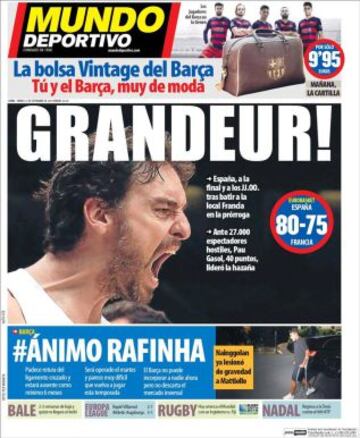 Portadas de la prensa deportiva
