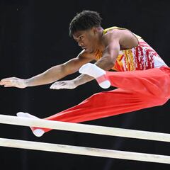 Bronce europeo en paralelas para Diallo