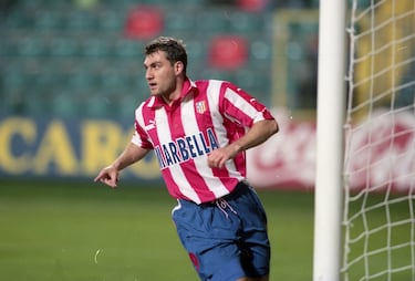 Christian Root vino de la Juventus al Atlético de Madrid en 1997, y se convirtió en el primer futbolista italiano en usar una camisa Rogibanka. En 24 años, firmó una temporada maravillosa y anotó 32 goles en todos los partidos. En la liga, sus 24 goles le valieron para obtener el Trofeo Bichichi, y llego a que no se repitiera en el club con la temporada 2008-09 Diego Forlen. Su talento y olor a puntaje lo convirtieron en una estatua, aunque su etapa duró solo un año. En 1998 fue transferido a Lazio, dejando un recuerdo breve pero intenso en el Atlético.