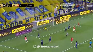 Boca y Fabra sufren: el gol en contra del colombiano que puso al Xeneize contra las cuerdas