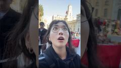 Famosa influencer coreana llega a Santiago y su cara lo dice todo: ya es viral en TikTok con este video