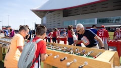 Así se celebra el Día de las peñas en el Cívitas Metropolitano