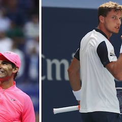 Nadal y Carreño, a por la quinta final española en Grand Slams