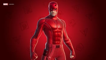 Arte oficial del skin Daredevil en Fortnite