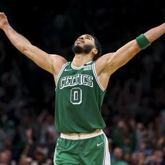 Tatum ties Larry Bird record with 54 points as Celtics beat Nets