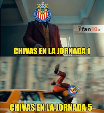 Los memes de la derrota de Chivas ante Tigres