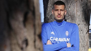 Perone, jugador del Zaragoza.