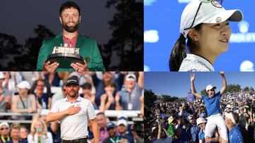 Las notas del año en el golf: Rahm, Scheffler, Rose Zhang...