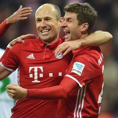 El Bayern asalta el liderato goleando al Wolfsburgo