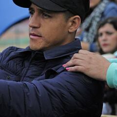 Alexis Sánchez se unió a los trabajos de la Roja