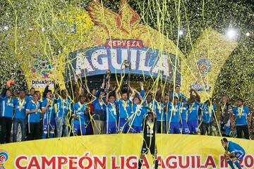 El festejo de Millonarios en El Campín con la estrella 15