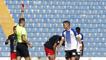 08/11/20 PARTIDO SEGUNDA B
HERCULES - PENYA ESPORTIVA SANTA EULALIA PEÑA DEPORTIVA
EXPULSION ANDREU