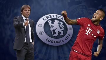 Conte quiere volver a reunirse con el niño malo de Chile: Vidal